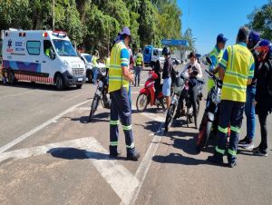 Ações do Maio Amarelo da Eixo SP atendem 500 usuários