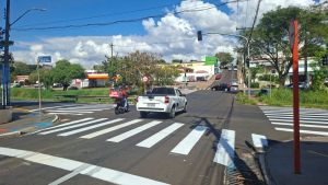 Semáforos entram em operação na Avenida Comendador Alfredo Maffei