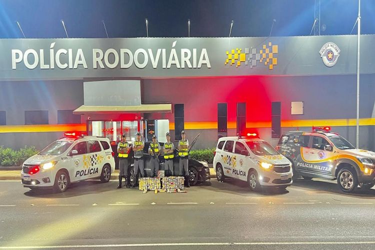 PM Rodoviária captura foragido com 186 kg de maconha