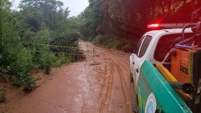 Prefeitura Municipal de Itirapina realiza ações emergenciais em estradas rurais após 160 mm de chuva em 24 horas